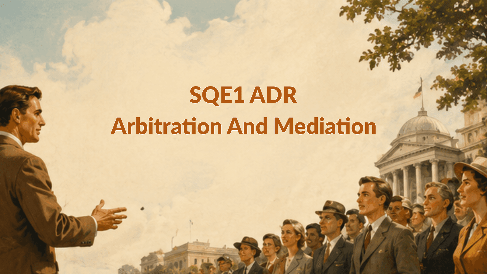 SQE1 Dispute Resolution中的Alternative Dispute Resolution:仲裁与调解的实务要点