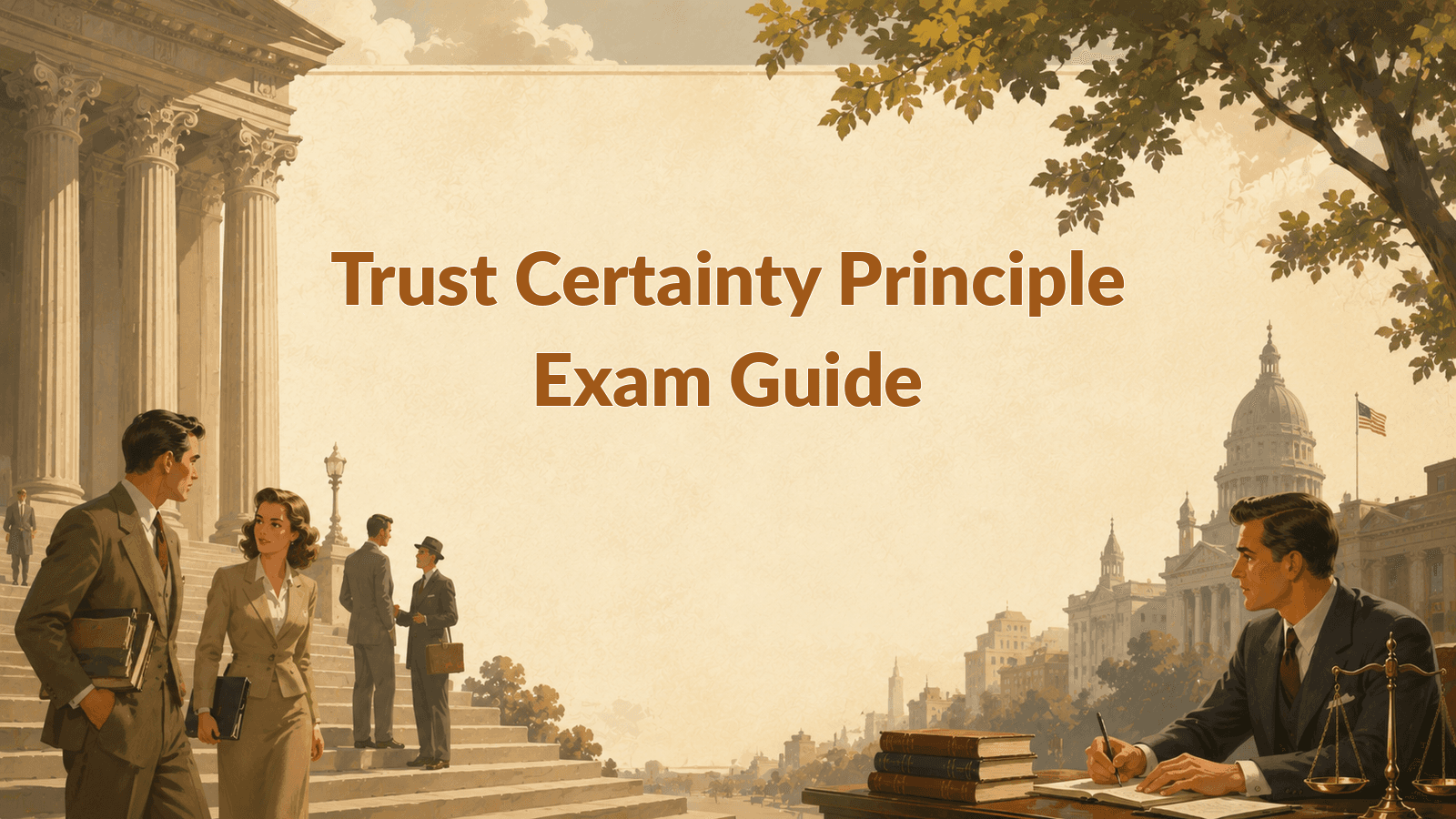 SQE1 FLK2 Trusts Law:信托三要素确定性原则的考试重点解析